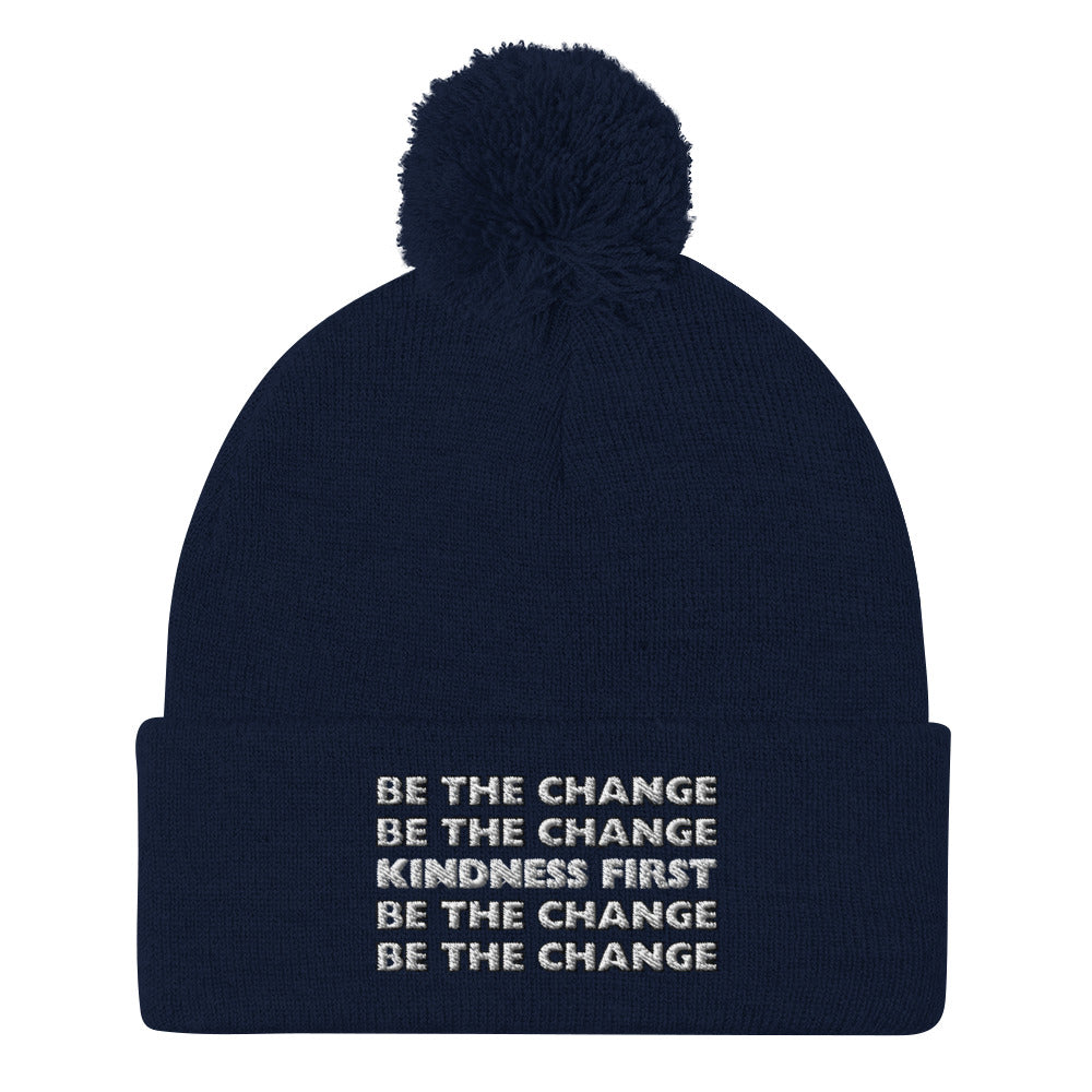 THE ORGINAL Kindness First Pom-Pom Beanie