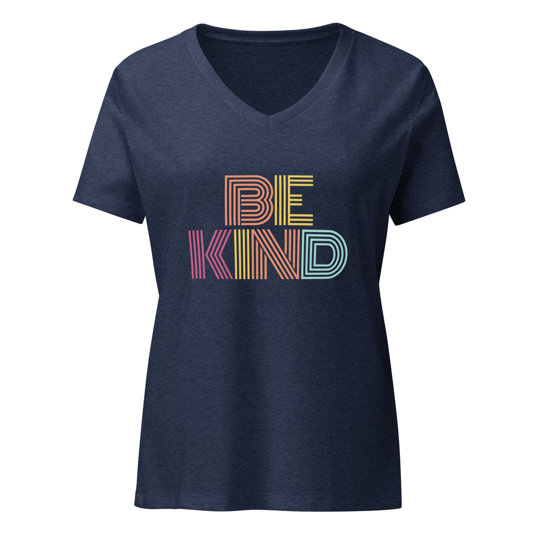 THE ORGINAL Be Kind Women’s Relaxed V-Neck T-Shirt