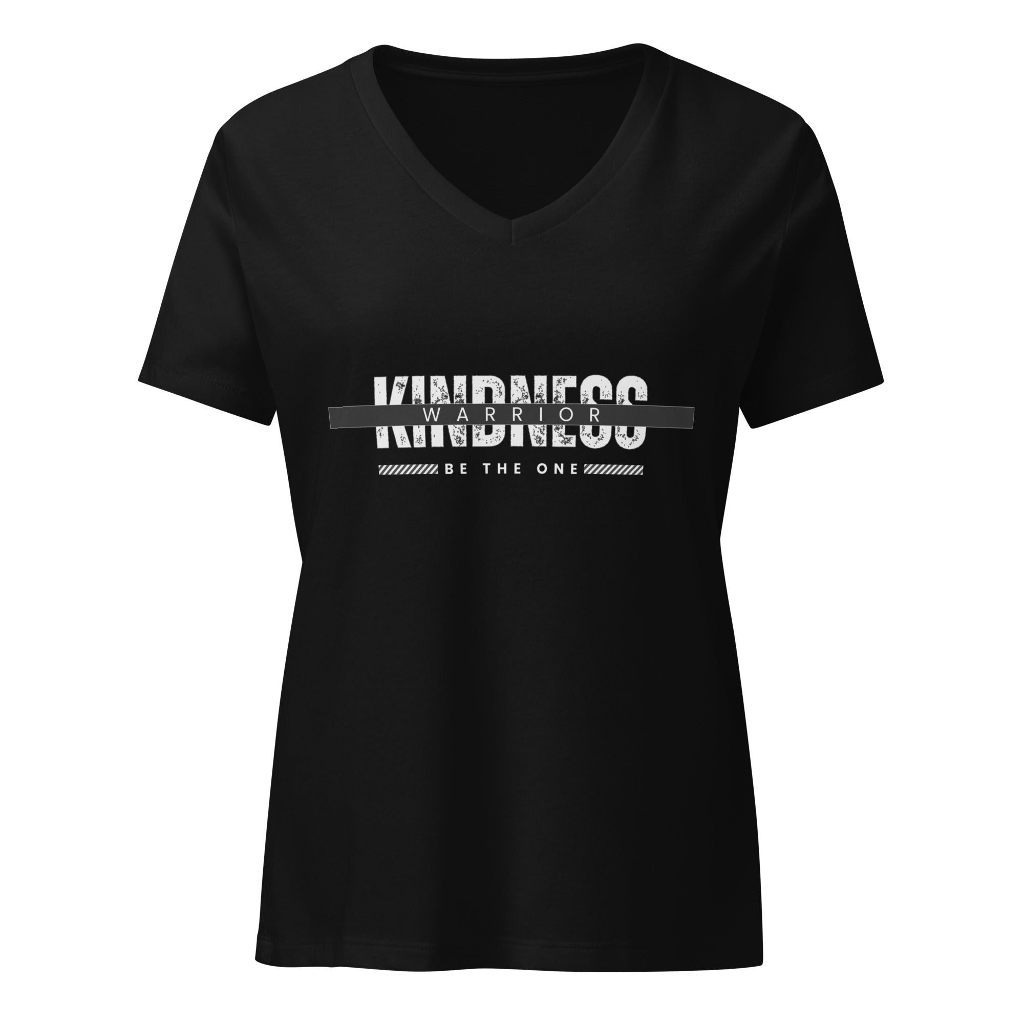 THE ORGINAL Kindness Warrior Women’s Relaxed V-Neck T-Shirt